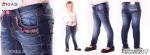 Джинсы для девочки,LIGAS модель 2184 (02035)