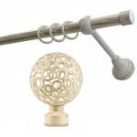 Карниз  LEGRAND Однорядный раздвижной кованый карниз d16/19 мм. Наконечник Ажур