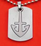 Амулет NNMSAM-06 Якорь сталь+сталь