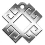 Амулет NNSAM-56 Славянский Луна металл