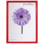 Рамка премиум 21*30см, пластик, багет 13 мм, Maria, красная, 5052-8-0003