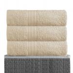 Светло-кремовый 50х90 Полотенца махровое  1 шт BAYRAMALY