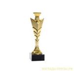 Пьедестал (стем) для фигур, цвет - золото, 20 см