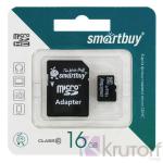 MicroSD 16GB Class 10 + SD адаптер