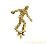 Статуэтка Боулинг, цвет - золото, 11,5 см, без постамента