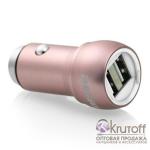 АЗУ Remax Hummer RCC205 2,4 А 2xUSB rose gold в подарочной упаковке
