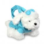 Сумка детская "Собачка" цв. белый+голубой