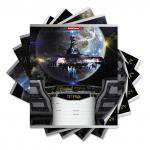 Тетрадь  Космические корабли, 24 листа, линейка (в плёнке по 10 шт.)