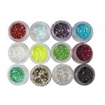 набор круглых блесток 12 шт