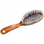 Расческа пластиковая, массажная, 17,5х4,5х3,5 см, "овал", с пластиковыми зубчиками "VORTEX" / 30