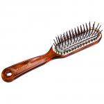 Расческа пластиковая, массажная, 21,5х4х4 см, "прямоугольник", с пластиковыми зубчиками "VORTEX" / 30