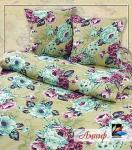 бязь ЛЮКС "Ампир" (зеленый цвет) (Акварель)