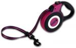 KONG рулетка Reflect L (до 50 кг) лента 5 метров фуксия