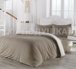 Комплект трикотажного постельного белья с простыней на резинке