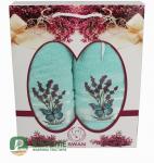 Набор полотенец махровых Гюрсан Турция, 22/518, Лаванда, 2 предмета 50*90+70*140