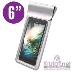 *Универсальный водонепроницаемый чехол Dotfes J01 для устройств до 5" (silver)