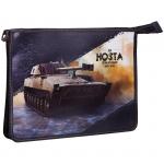 Папка для труда 2 отд., А4, ArtSpace "Военная техника", пластик/картон, конгрев, металл., на молнии, 81ТР45_15693