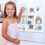 Планер магнитный детский с маркером "Мой календарь" на год (42х29 см). В набор входят магнитное поле, 119 магнитов и магнитный маркер со стирателем.