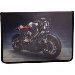 Папка для труда 1 отделение, А4, ArtSpace "Мотобайки", картон, молния вокруг, откид. планка, ПТ-Р8_16559