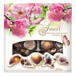 Шоколадные конфеты с начинкой пралине, Цветы