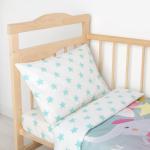 Детское постельное бельё Крошка Я До луны и обратно 112*147 см, 60*120+20 см, 40*60 см, 100% хлопок