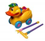 Каталка на палочке  Утенок 338A