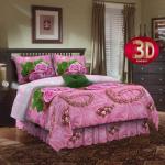 бязь ЛЮКС  "Жемчужные розы" 3D арт. 4284