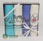 Набор полотенец махровых Гюрсан Турция, 22/100,  4 предмета 40*60**