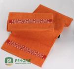 Полотенце махровое 340 Узбекистан,ЖЦ (цитрус),  30*60, маленькое