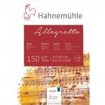 Hahnemuhle Альбом-склейка для акварели "Allegretto", 150 г/м2, А4, 10 л, целлюлоза 100%, среднее зерно "холст"