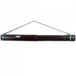 Тубус для чертежей СТАММ телескопический, диам.8,5см, 63-110см, А0, черный на ремне, ПТ11