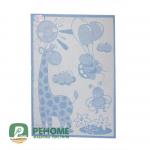 *70/060 Одеяло Жираф байковое, жаккард Люкс 100*140 Влади