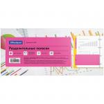 Разделитель листов OfficeSpace 230 * 105 мм, прямоуг., 100 шт., без индексации, розовый, картонный, 16109