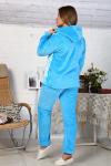 Костюм велсофт КВ-005 - бирюза-голубой