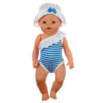 Купальник и панамка для Baby Born ростом 43 см