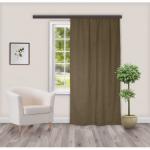 Штора портьерная 100% блэкаут меланж какао 190*275 см. 1 шт.