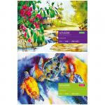 Альбом для акварели 24 л. А4, ArtSpace, на склейке, блок рис.бум., 180 г/м2, Аа24_7900