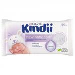KINDII NEW BABY CARE САЛФЕТКИ ВЛАЖНЫЕ ДЛЯ НЕЖНОЙ КОЖИ НОВОРОЖДЕННЫХ И МЛАДЕНЦЕВ N60