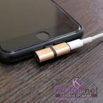 *Новинка. Переходник Lightning - Lightning Charging+Lightning EarPods (gold)