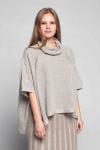 Пончо льняное 11-21