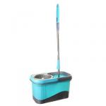 VETTA Набор МОП: ведро 12л, с колес., швабра, доп.насадка, принцип отж. Юла, метал.отжим, пластик