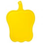 VETTA Доска разделочная, пластик, фигурная, 37x26x0,3 см, "Перчик", 2 цвета, DY-6802