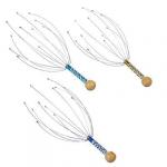 SILAPRO Массажер 22 см, металл, дерево, 4 цвета арт. Mur23