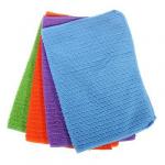 VETTA Набор салфеток из микрофибры 4  шт., универсальные, 25x35 см, "Полоски", 230 г/кв.м, 4 цвета