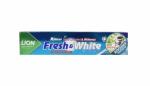 LION Thailand Fresh & White Паста зубная отбеливающая супер прохладная мята 160 г