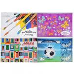 ClipStudio Альбом для рисования A4 20 л., офсет 100г/м2, обл.картон 240 г/м2, скрепка, 4 диз.