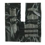 Набор игл 60 шт. для шитья + нитевдеватель, сталь, арт НС-025