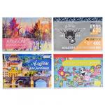 ClipStudio Альбом для рисования A4 40 л., офсет 100г/м2, обл.картон 240 г/м2, скрепка, 4 диз.