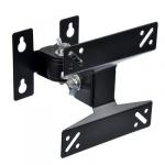 LEBEN Кронштейн  для ТВ наклонно-поворотный, 13"-27", до 15 кг, 75x75 до 100x100 мм, мет