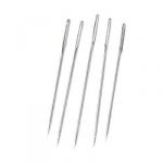 Набор швейных игл 12 шт. с золотым ушком, сталь